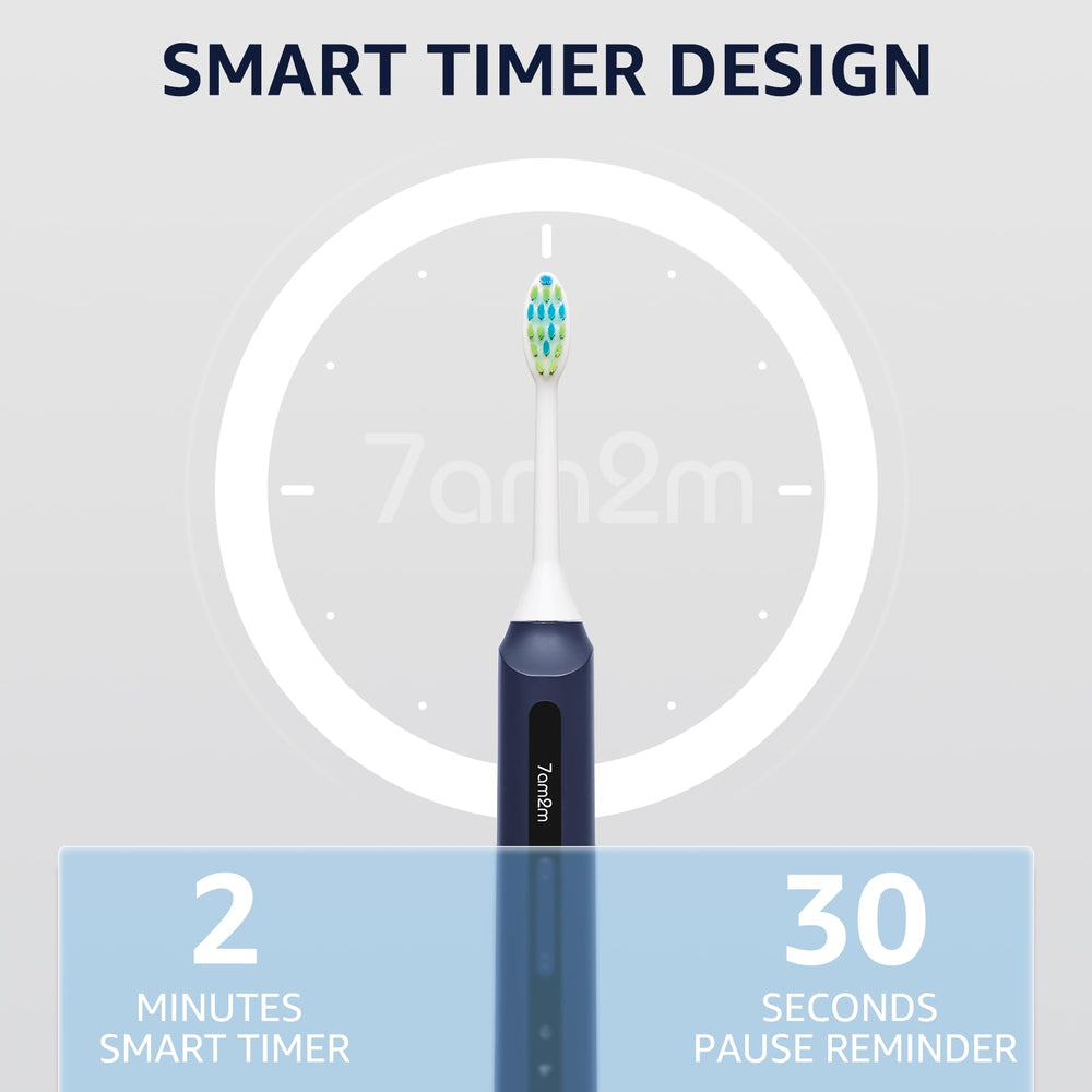 IPX7 waterproof toothbrush design for easy rinsing