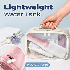 Pink 7AM2M Water Flosser with packaging