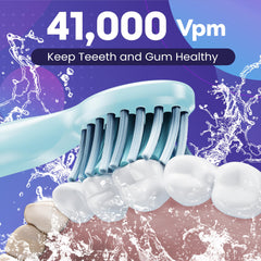 Close-up of 7AM2M toothbrush features and modes
