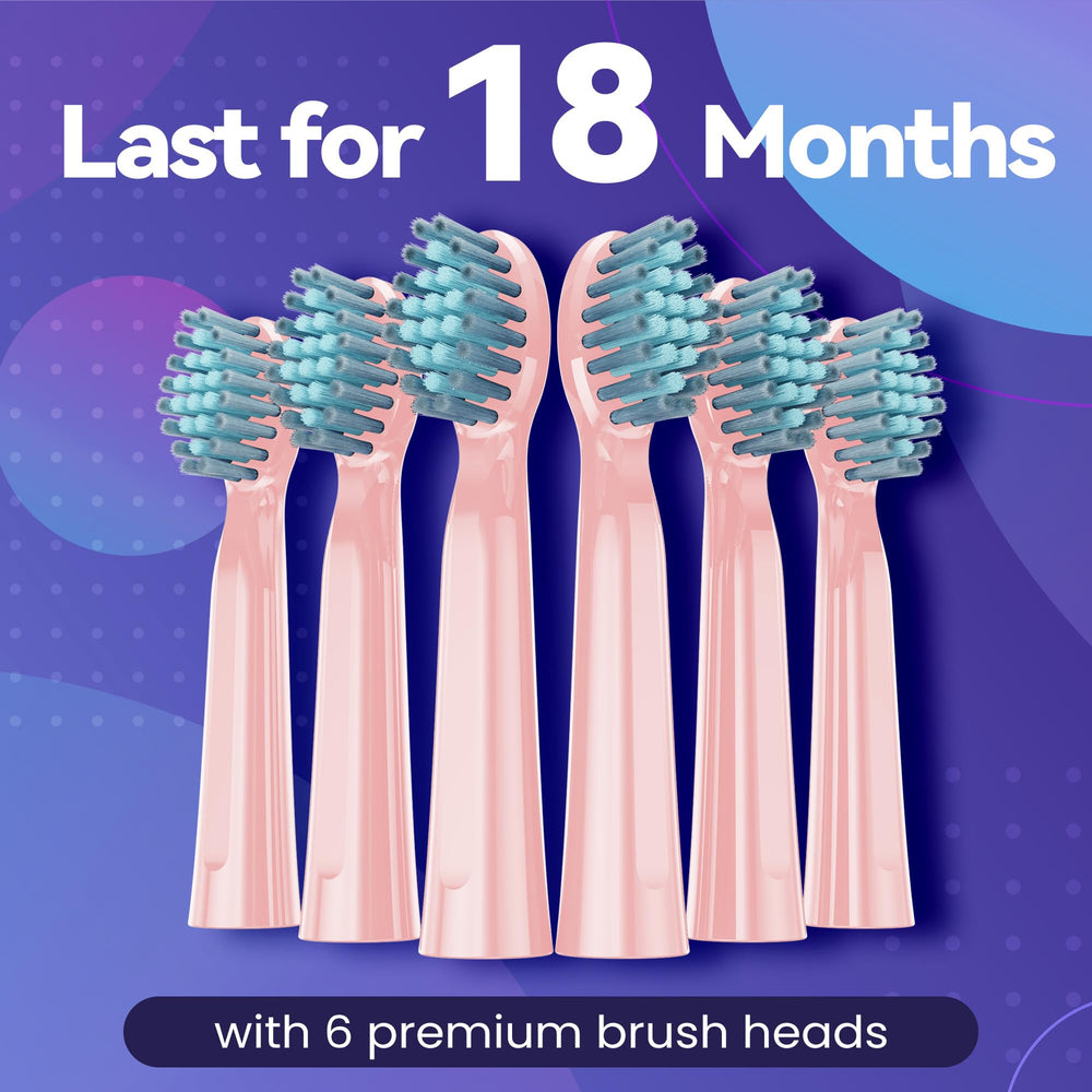 Mode indicator display on 7AM2M toothbrush