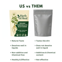 8-ounce bag of marshmallow root powder from Herb & Heal