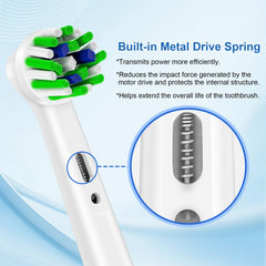 Angled bristles for cleaning along the gum line
