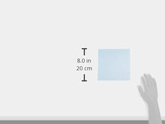 Orange microfiber cleaning cloth (8x8 inches) for diverse surfaces