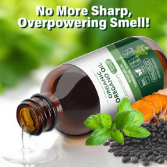 Steam-distilled oregano oil with 80% carvacrol content.