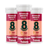 8Greens Supergreens Tablets bottle label