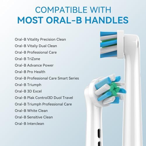 Head compatible with many Oral-B electric toothbrush models