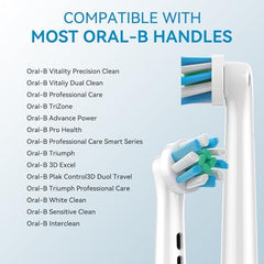 Head compatible with many Oral-B electric toothbrush models
