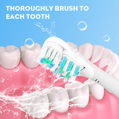 Soft bristles designed for sensitive teeth