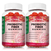 Front view of 9-in-1 Probiotic Fiber Gummies bottle