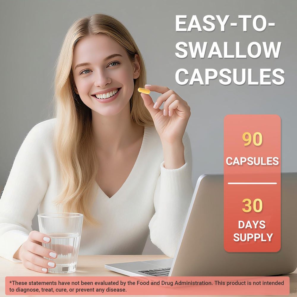 Bottle of 90 saffron capsules