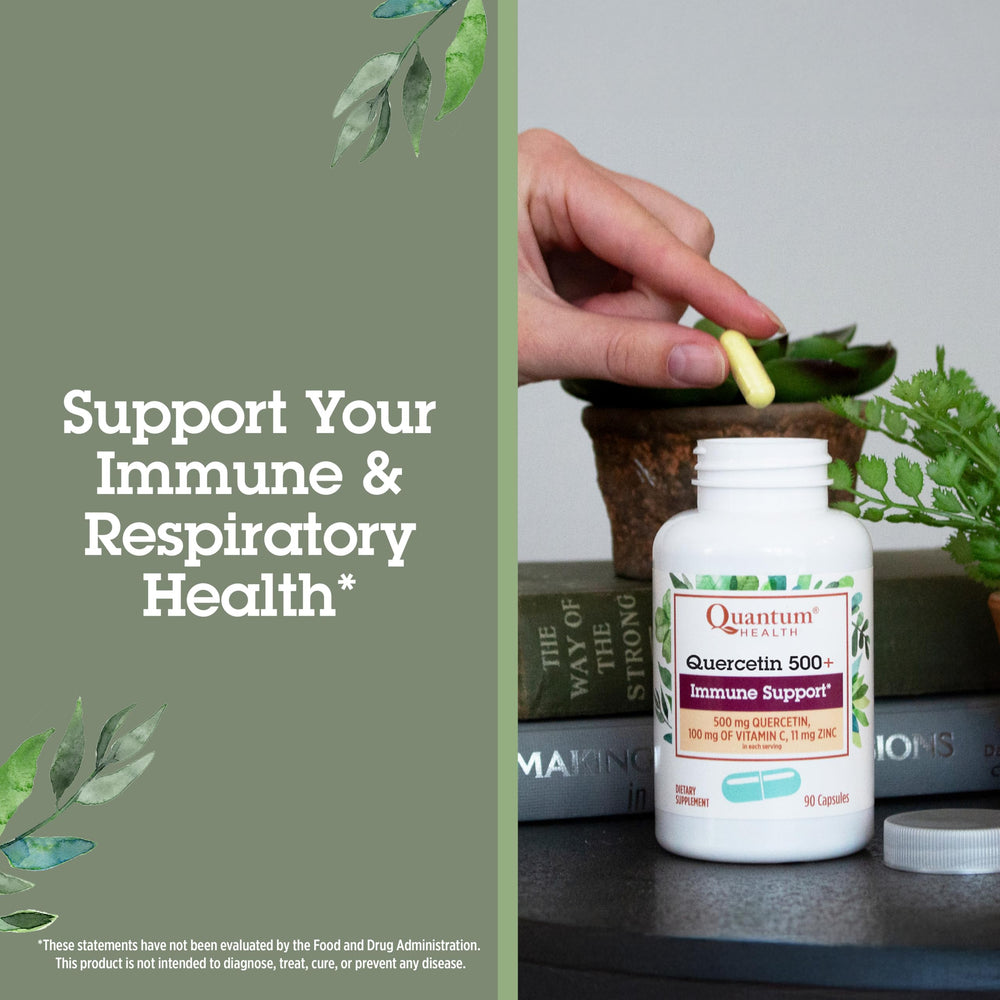 90 capsules packaging of Quantum Health Quercetin+