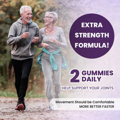 90 count bottle of sugar-free joint support gummies