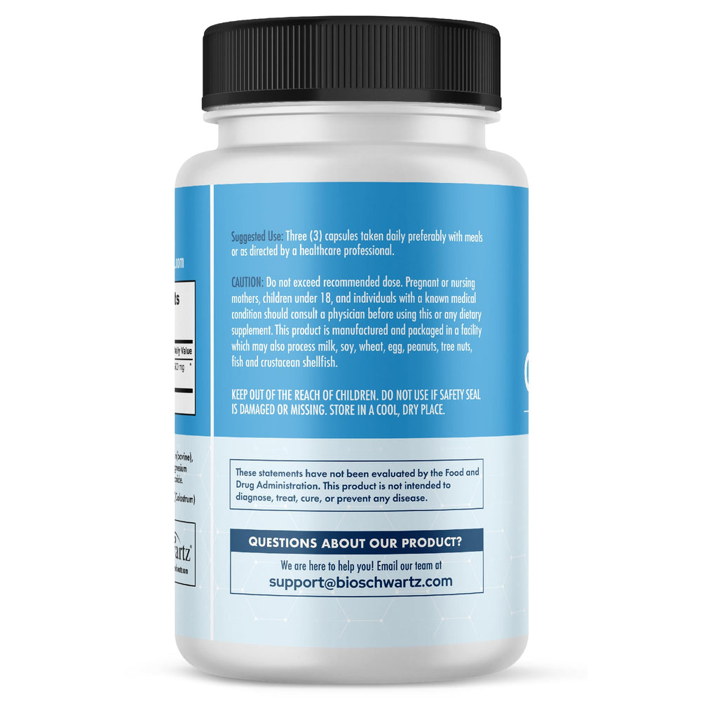 90-count bottle of colostrum supplement