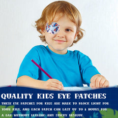 Disposable eye patches designed to stay in place up to 6 hours