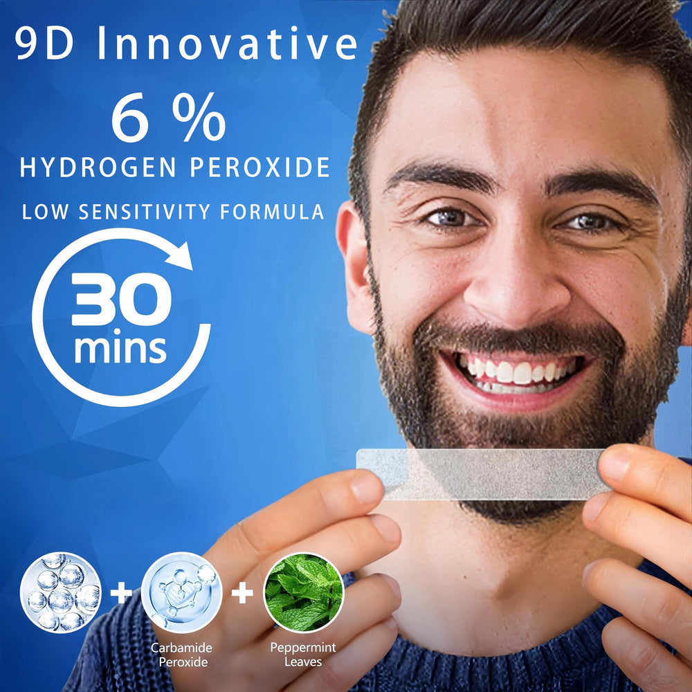 Easy-to-use whitening strips application