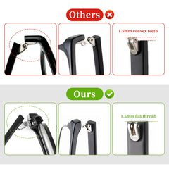 Double-headed screwdriver included in TR90 eyeglass repair kit