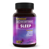 BioEmblem Natural Sleep Aid bottle with 60 capsules