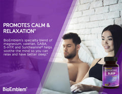 Made in USA in NSF-registered facility for BioEmblem Sleep Aid