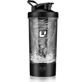 Cholas electric shaker bottle front view with 24oz capacity for on-the-go shakes.