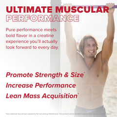 Nutrition facts label on FINAFLEX Creatine Strawberry Lemonade