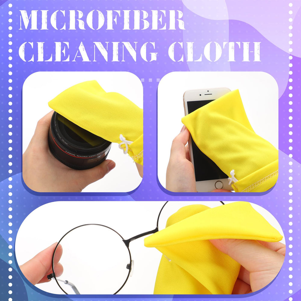Pink microfiber sunglasses pouch