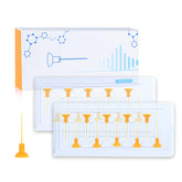 HDXQ-01S 20-piece root canal irrigator replacement tips set in yellow