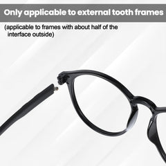 Complete HJZHII repair kit for glasses in black