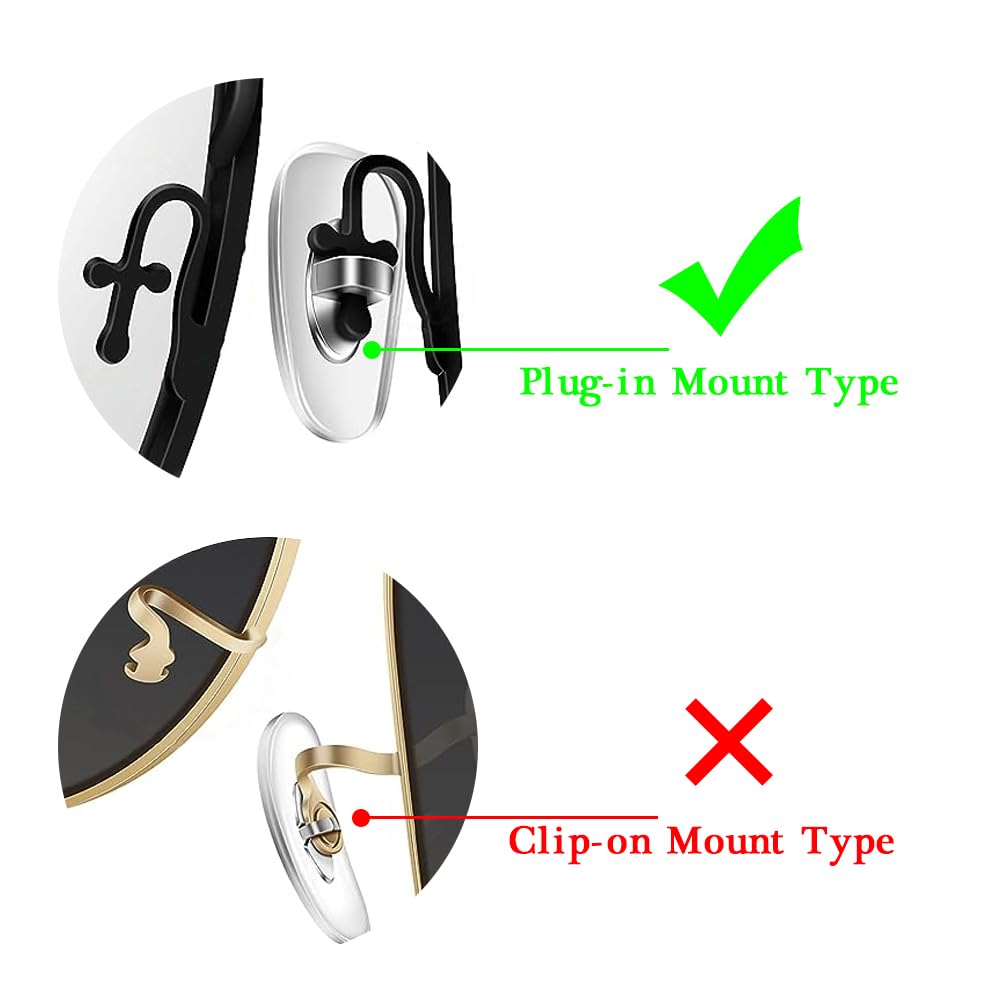 Install-ready HiCycle2 push-in nose pads for Ray-Ban