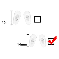 Soft 14mm RB6335 nose pads in small size