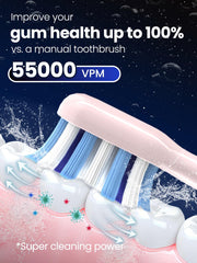 One-button control interface of Marlincare toothbrush