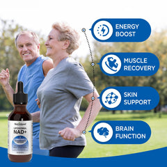 Blueberry flavored NATISLAND NAD+ liquid drops