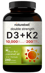 Dosage information for NatureBell Vitamin D3 K2