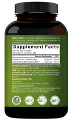 Packaging of NatureBell Vitamin D3 K2 bottle