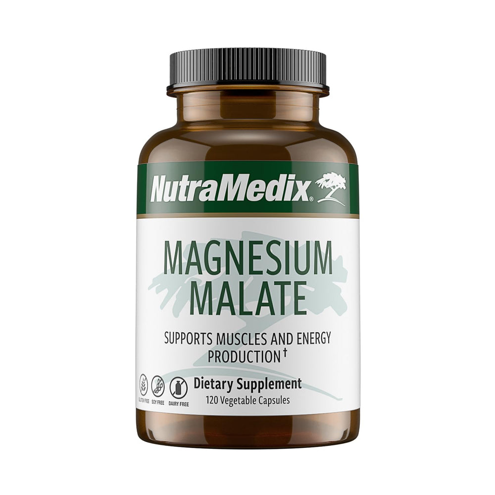 NutraMedix Magnesium Malate Energy Capsules – front view