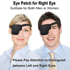 Patch displayed on adult head with adjustable fit