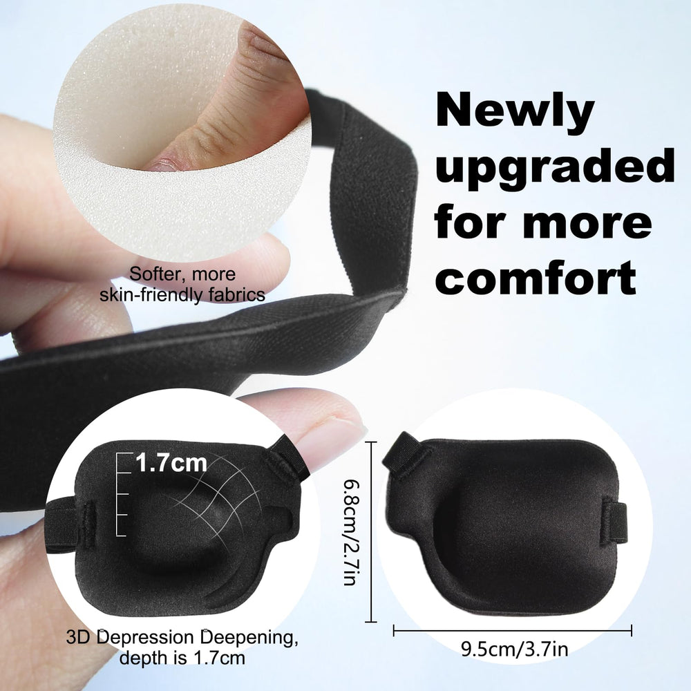 RIKEYO 3D Eye Patch Left – adjustable straps