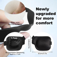 RIKEYO 3D Eye Patch Left – adjustable straps