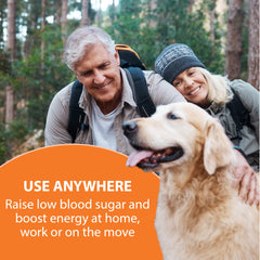 Non-perishable glucose tablets claim on packaging