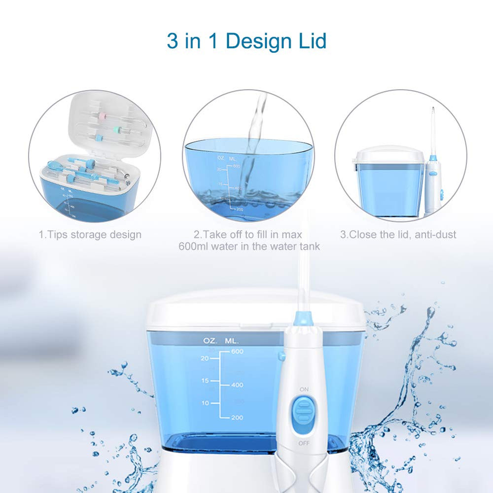 Three ordinary high-pressure tips for TUREWELL water flosser
