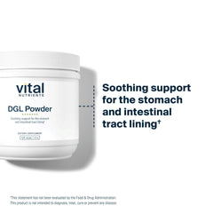 Third-party testing certificate for DGL Powder purity