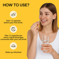 Nutrition panel for WELESSENTIALS DHM NAC 650mg x 60 capsules