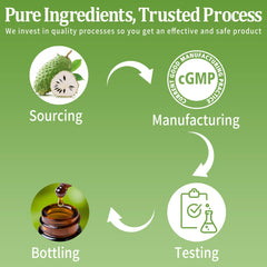 Close-up of YAAHARO Soursop Drops label