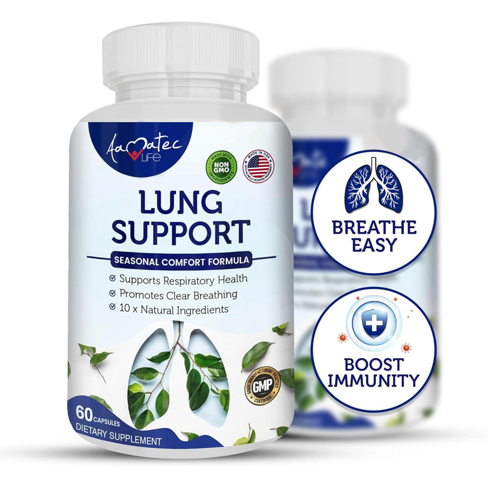 AAMATEC LIFE Lung Support bottle with 60 capsules