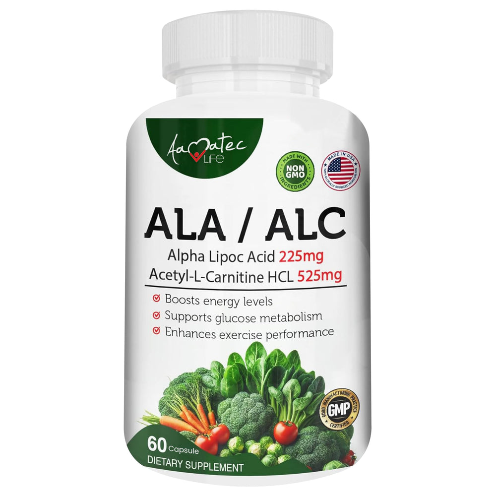 AAMATEC LIFE ALA/ALC bottle with 60 capsules