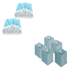 AAwipes Cleanroom Swabs, 200pcs, 3.2mm spear-tip, blue