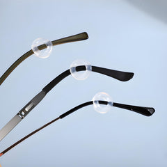 Durable materials for comfortable glasses nose pads