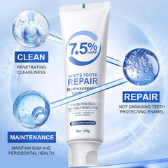 Toothpaste with hydroxyapatite for enamel repair