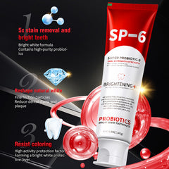 Fresh mint flavor of Abading SP-6 Probiotic Whitening Toothpaste