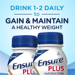 Abbott Ensure Plus Vanilla on a kitchen counter ready for daily nutrition