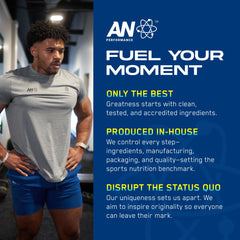 ABE All Black Everything AN Performance flavor-taste strawberry-pineapple close-up suggests tropical flavor that motivates sessions